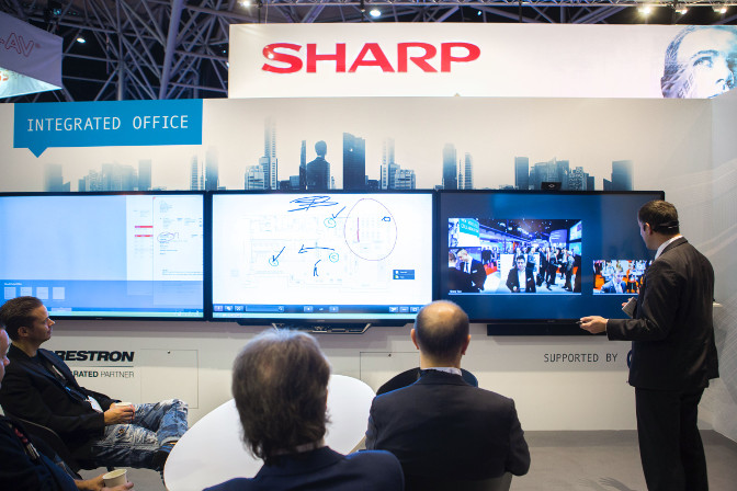 Sharp Advanced Multi-Board Software im Einsatz