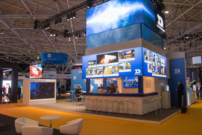 ISE Stand Daktronics