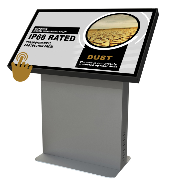 KOL555-S-XTR Kiosk mit Touch Overlay