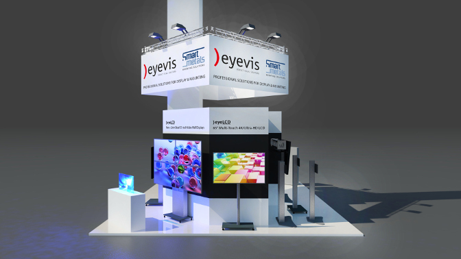 Eyevis Messestand Prolight + Sound