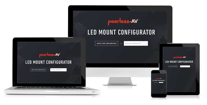 LED-Videowall-Konfigurator von Peerless-AV
