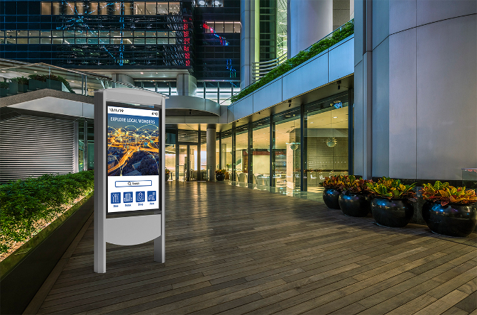 Smart-City-Kiosk von Peerless-AV