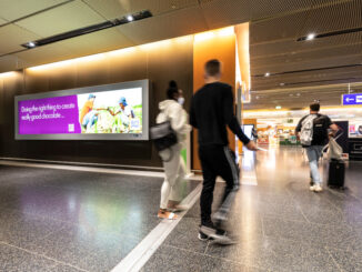 Ritter Sport Werbung am Terminal