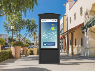 Smart City Kiosk mit IR Touch Overlay