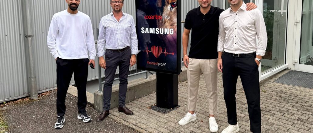 Exertis AV kooperiert mit Samsung